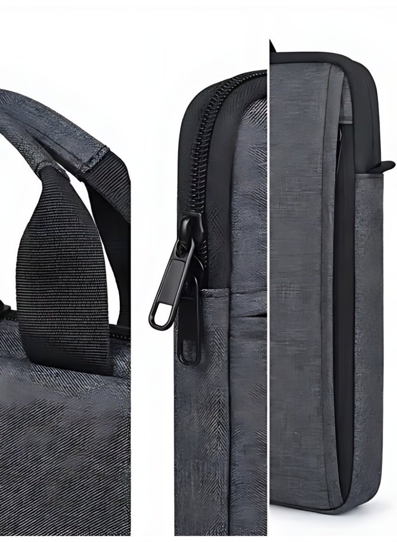 15.6 Inch Laptop Hand Carry Briefcase 40×28.5×5cm, Water Resistant Oxford Fabric Shockproof Notebook Sleeve Bag with Handle, Multi-Pocket Portable Laptop Bag for Office, Business Trip, School & Travel - Image 5